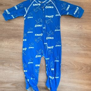 3-6m Detroit Lions onesie